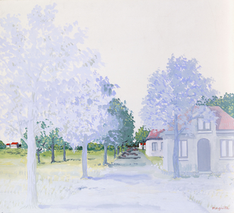 Traite du Paysage, 1939 (gouache over pencil on paper)
