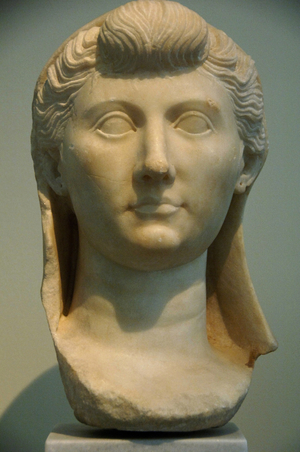 Livia Drusila (58 B.C.-29 A.C.). Bust.