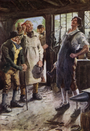 Illustration for The Broad Highway a Romance of Kent (colour litho)