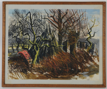 Trees, 1949 (w/c on paper)