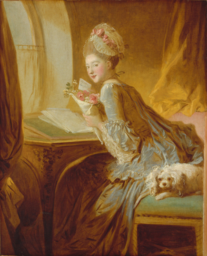 The Love Letter, c.1770 (oil on canvas)