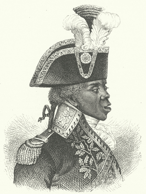 Toussaint Louverture, leader of the Haitian Revolution (engraving)