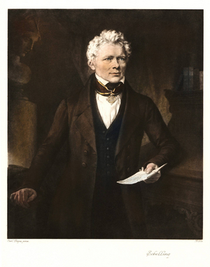 Friedrich Wilhelm Joseph von Schelling (copper plate print)