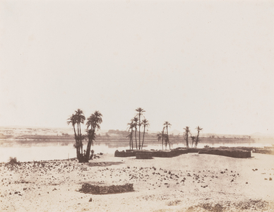 Dakkeh, Village et Rives du Nil (Village and banks of the Nile, Dakkeh),1851-1852 (photo)
