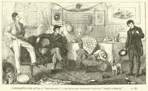 Illustration for Tom Brown at Oxford by Thomas Hughes (engraving)