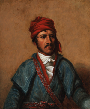 Timpoochee Barnard (Creek) 1831 (Oil on canvas)