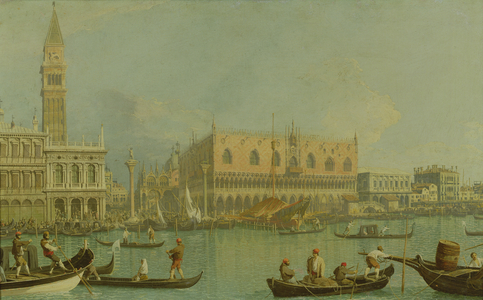 Ducal Palace and Piazzetta San Marco, c.1755 (oil on canvas) 