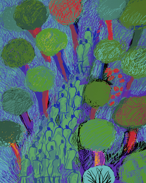 Procession, 1996 (computer graphics)