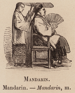 Le Vocabulaire Illustre: Mandarin (engraving)