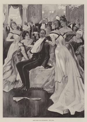 Back from the Battlefield, the Hall (litho)