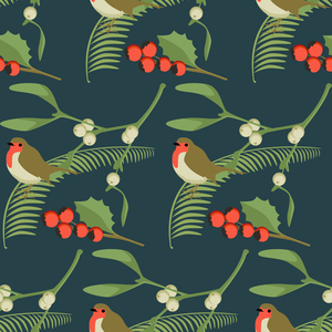 Christmas Robin, 2017 (digital)
