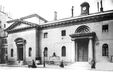 the Condorcet lycee in Paris, founded in 1803, after the Capuchin friars monastery of the 1780's), late 19th century