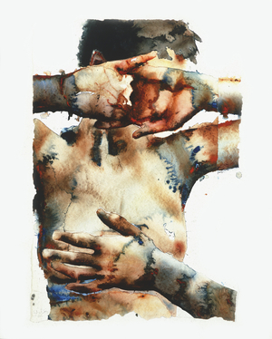 Intimate Relations, 1985 (watercolour)