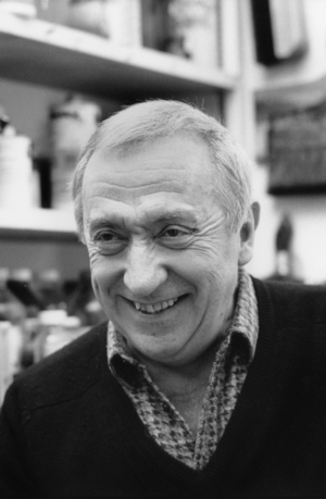 Pierre Soulages (b1919) french painter here in march 1987