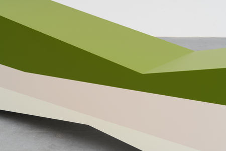 Summer Run, 1964  (detail of)(acrylic on welded plate aluminum)
