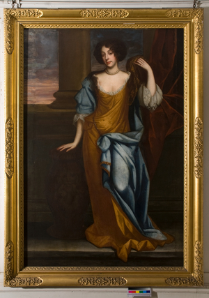 Portrait of Mary of Modena, Queen of England (1658-1718) (oil on canvas)