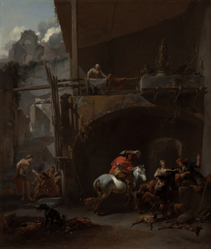 The Return from the Hunt, 1660s (Oil on canvas)