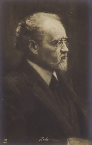 Emile Zola (1840-1902), French novelist, journalist and playwright (litho)