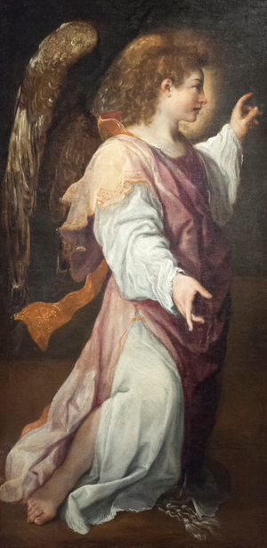 Archangel Gabriel, 1588, (oil on canvas)
