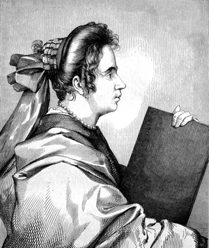 Juana Pacheco, 1 June 1602-14 August 1660, after a painting by her man Velasquez, Historical