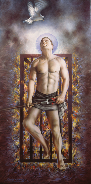 San Lorenzo, 2012 (acrylic on canvas) 
