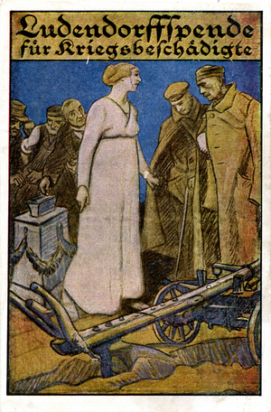 Appeal for donations for Germany 's war wounded