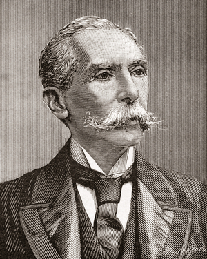Alfred Austin,  1835 1913.  English Poet Laureate.  From The Strand Magazine, published 1896