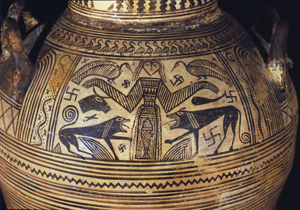 Beotian double-handled amphora, -680 (Terracotta)