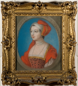 Portrait of Anne Boleyn (1508-1536) (pastel)