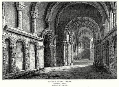 Cormac's Chapel, Cashel (engraving)