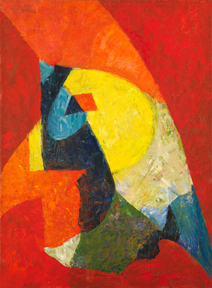 Continu spatial, 1951 (oil on canvas)
