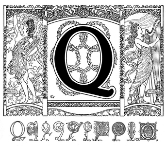 Letter Q (engraving, 1922)
