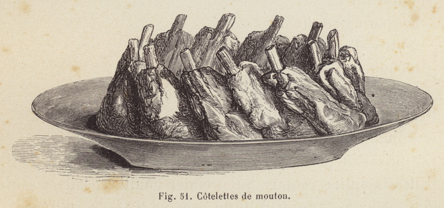 Cotelettes de mouton (litho)