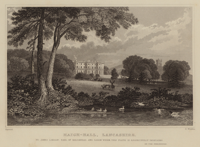 Haigh-Hall, Lancashire (engraving)
