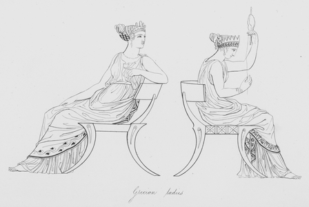 Grecian ladies (engraving)