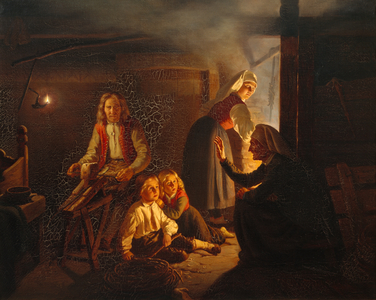 The story teller (painting)