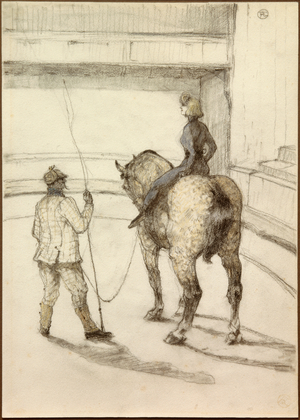 Ecuyere, 19th century (drawing)