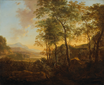 Wooded Hillside with a Vista, c.1645 (oil on canvas) 