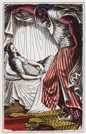 William Shakespeare: Othello, Act 5, Scene 2 (colour litho)