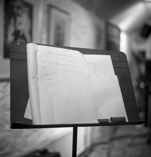 Ronnie Wood home and Recording studio, Co Kildare, c 1996 (b/w photo)