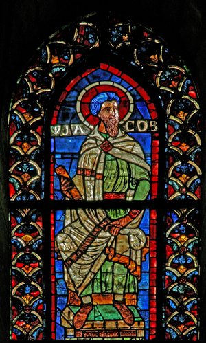 Window w210 depicting Jacob (stained glass)