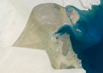 Kuwait, Natural Colour Satellite Image (photo)