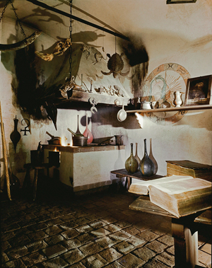Alchemist laboratory, Collegium Maius, Cracow, Poland (photo)