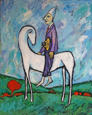Troubador, 2010 (acrylic on canvas)