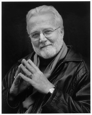 Russell Banks, New York City, 2001 (b/w photo)
