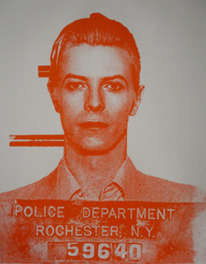 David Bowie, 2016 (silk screen on paper)