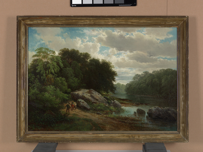 On the Brandywine, 1862 (oil on canvas)