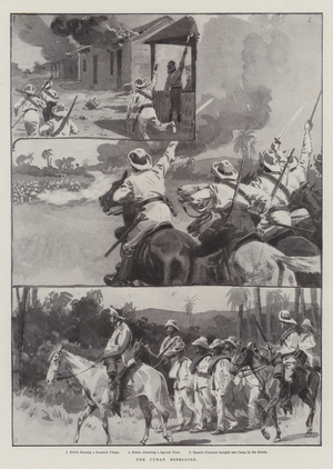 The Cuban Rebellion (litho)