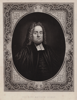 The Rev Matthew Henry (engraving)