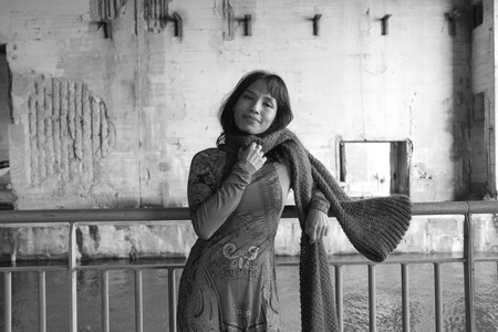 Ayu Utami, 2022 (b/w picture)